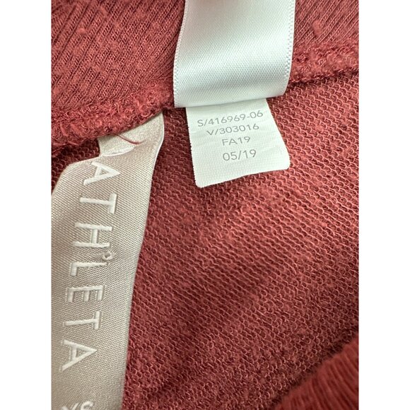 Athleta Nirvana Wear Two Ways Wrap Drape Cardigan Burgundy Size XS - Picture 6 of 10